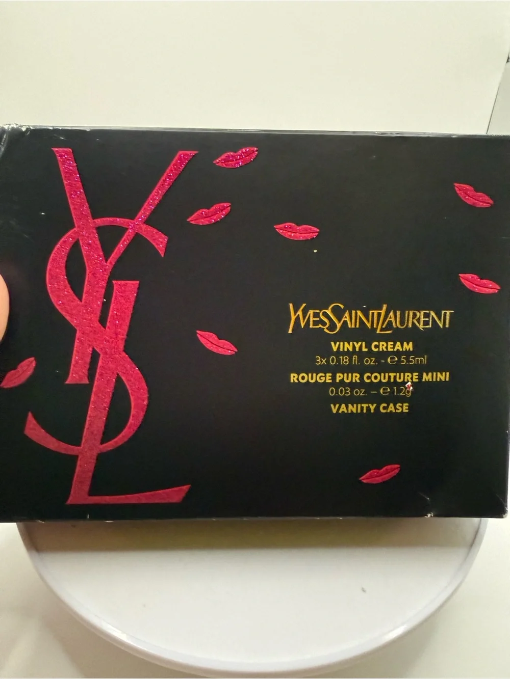 Yves Saint Laurent Lipstick & Gloss Set in Red and Pink Shades
